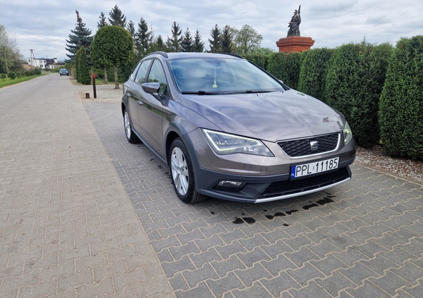 Seat Leon cena 55900 przebieg: 123309, rok produkcji 2015 z Grodzisk Wielkopolski małe 121